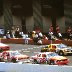 #55 Benny Parsons #28 Cale Yarborough #35 Alan Kulwicki #9 Bill Elliott #25 Tim Richmond 1986 Miller American 400 @ Michigan