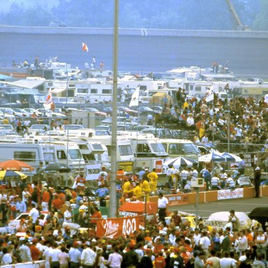 Miller American 400 starting grid 1986 @ Michigan