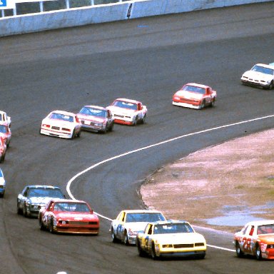 #28 Cale Yarborough #3 Dale Earnhardt 1986 Miller American 400 @ Michigan