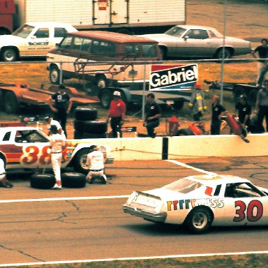 #30 Tighe Scott #38 Sandy Satullo 1979 Gabriel 400 @ Michigan