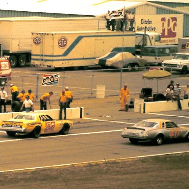 #40 D.K. Ulrich #52 Jimmy Means 1979 Gabriel 400 @ Michigan