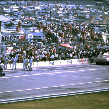 #21 Neil Bonnett #90 Ricky Rudd #15 Bobby Allison 1979 Gabriel 400 @ Michigan