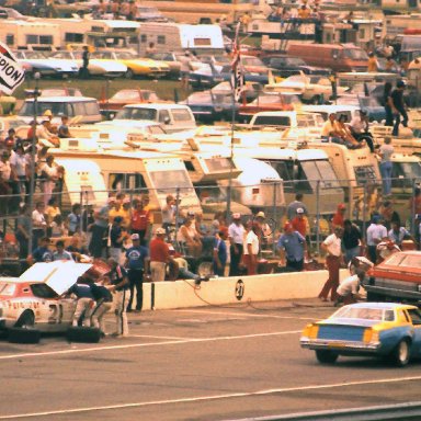 #17 Bill Elliott #2 David Pearson #21 Neil Bonnett 1979 Champion Spark Plug 400 @ Michigan