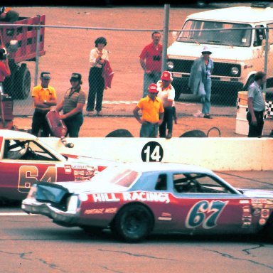 #67 Buddy Arrington #64 Tom Gale 1979 Champion Spark Plug 400 @ Michigan