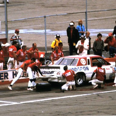 #21 Neil Bonnett  1982 Champion Spark Plug 400 @ Michigan