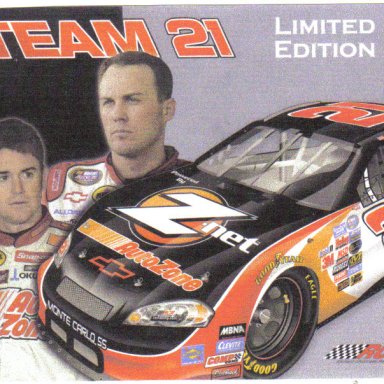 Kevin Harvick - Autozone cardstock handout