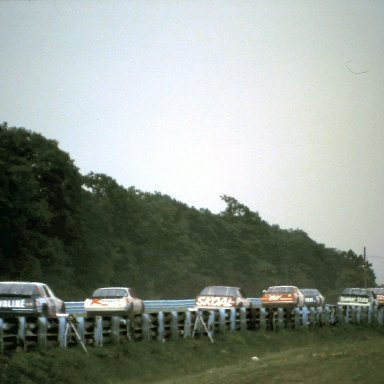 #69 Tommy Riggins #17 Poncho Carter 1986 The Budweiser at the Glen