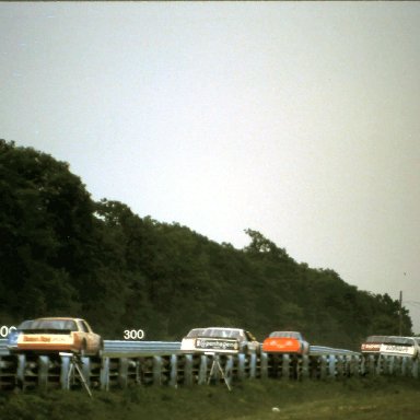 #71 Dave Marcis #23 Michael Waltrip 1986 The Budweiser at the Glen