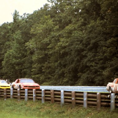 #11 Darrell Waltrip #25 Tim Richmond #5 Geoff Bodine 1986 The Budweiser at the Glen