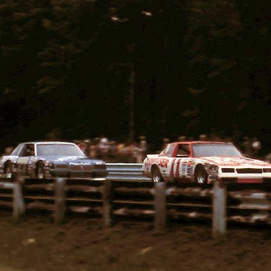 #11 Darrell Waltrip #27 Rusty Wallace 1986 The Budweiser at the Glen