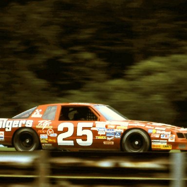 #25 Tim Richmond  1986 The Budweiser at the Glen