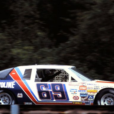 #69 Tommy Riggins  1986 The Budweiser at the Glen