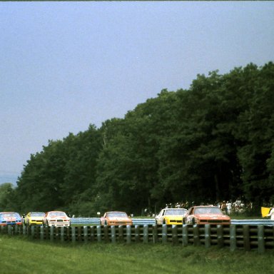 #11 Darrell Waltrip #25 Tim Richmond #5 Geoff Bodine 1986 The Budweiser at the Glen