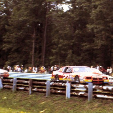 #23 Michael Waltrip #70 J.D. McDuffie 1986 The Budweiser at the Glen