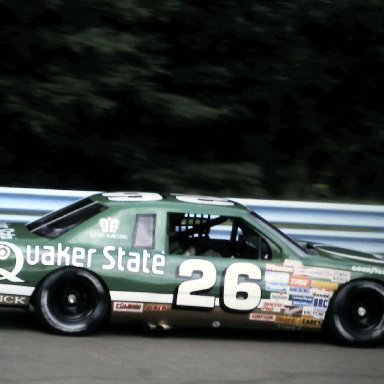 #26 Joe Ruttman   1986 The Budweiser at the Glen