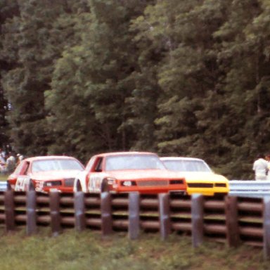 #48 James Hylton #5 Geoff Bodine #64 Eddie Biershwale 1986 The Budweiser at the Glen