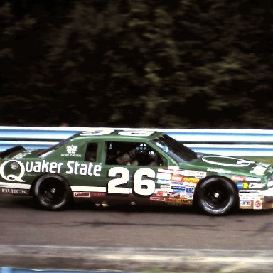 #26 Joe Ruttman    1986 The Budweiser at the Glen