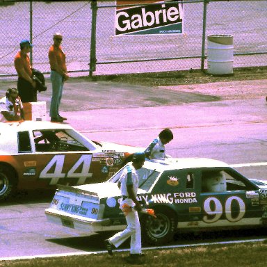 #44 Terry Labonte #90 Jody Ridley 1981 Gabriel 400 @ Michigan