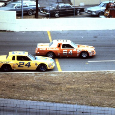CECIL GORDON-#24 AND ELMO LANGLEY..DAYTONA 81
