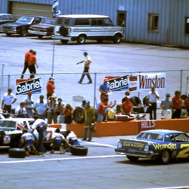 #2 Dale Earnhardt #27 Cale Yarborough 1981 Gabriel 400 @ Michigan