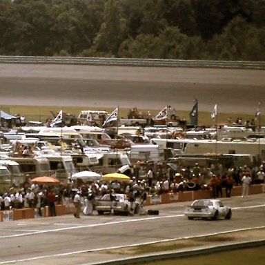 #15 Benny Parsons #21 Neil Bonnett 1981 Gabriel 400 @ Michigan