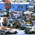 #2 Dale Earnhardt #11 Darrell Waltrip #27 Cale Yarborough 1981 Gabriel 400 @ Michigan