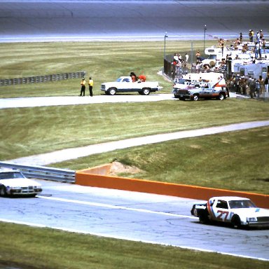 #27 Cale Yarborough #5 Morgan Shepherd 1981 Gabriel 400 @ Michigan