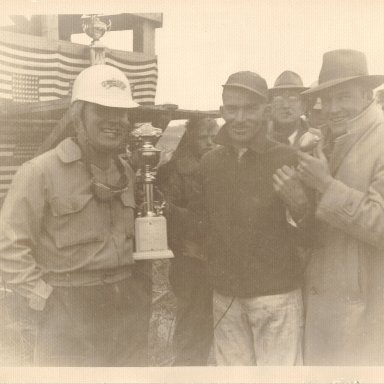 Charles Tidwell Accepting Trophy