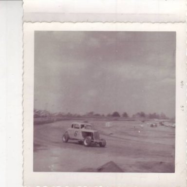 charlie tidwell at palmer speedway in warner robins ga  in 1957
