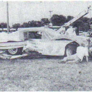 Larry Harris crash @ Columbus(Oh)  1982