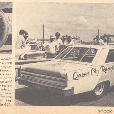 NASCAR RAMBLER 1966 CHARLOTTE