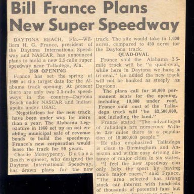 BIG BILL,S  DREAM IN 1967