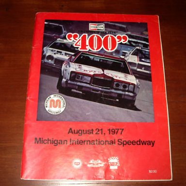 Nascar program books