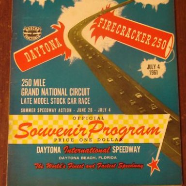 Nascar program books