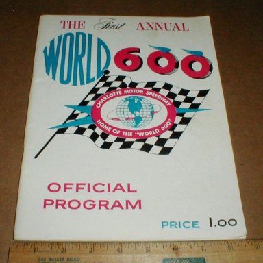 Nascar program books