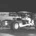 Merv Treichler, Sanborn, N.Y. at Lancaster (N.Y.) Speedway in the Gil Bruss coupe, late 1971. Gordon Reinig photo.