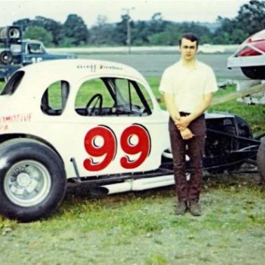 Fred Smith Photo of Geoff with his coupe