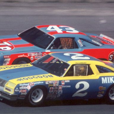 DALE EARNHARDT AND RICHARD PETTY
