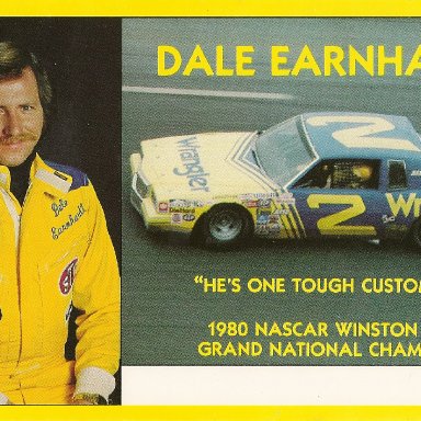 DALE EARNHARDT POSTCARD