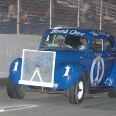 Bob Mcginnis And old Hound Dog#1 Car I built Dixie Races Befor it became Nascar.