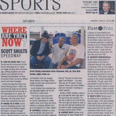 Jane Miller's "Where are They Now" Article