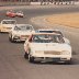 Neil Bonnett leads the pack at Daytona