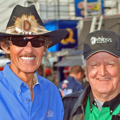 Richard Petty and James Hylton