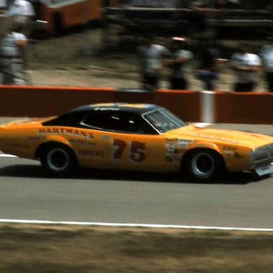 USAC #75 Butch Hartman 1976  Norton Twin 200 @ Michigan