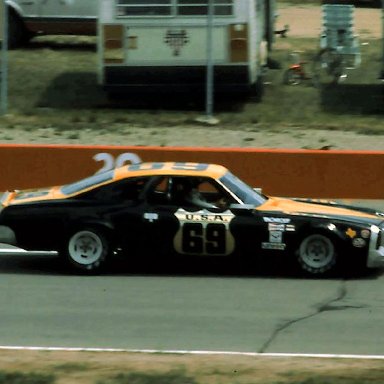 USAC #69  Gary Wroan 1976 Norton Twin 200 @ Michigan