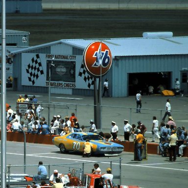 USAC #70 Woody Fisher 1976 Norton Twin 200 @ Michigan