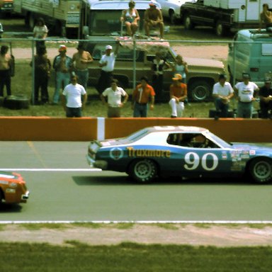 #90 Richard Brooks #92 Skip Manning 1976 Champion Spark Plug 400  @ Michigan