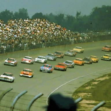 #21 David Pearson #15 Buddy Baker  1976 Champion Spark Plug 400  @ Michigan