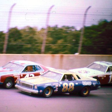 #43 Richard Petty #88 Donnie Allison #11 Cale Yarbough 1974 Motor State 400 @ Michigan