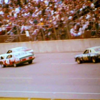 #21 David Pearson #43 Richard Petty #88 Donnie Allison 1974 Motor State 400 @ Michigan